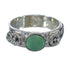 Turquoise And Silver Southwestern Flower Ring Size 6-3/4 YX91697